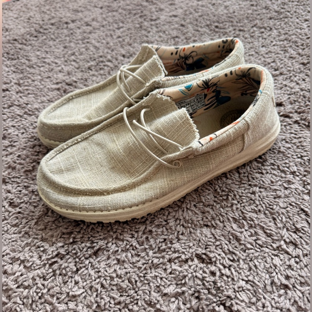 Tan Sparkle HeyDude Wallys